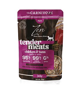 ZEN CAT TENDER MEATS POLLO&ATUN 70 gr.